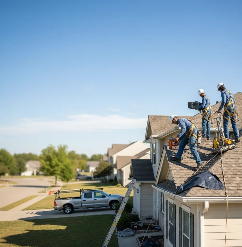 Roof Repair in Highland Home